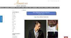 Desktop Screenshot of americansuitstore.com