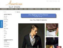 Tablet Screenshot of americansuitstore.com
